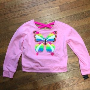 Cute butterfly girls top size 14